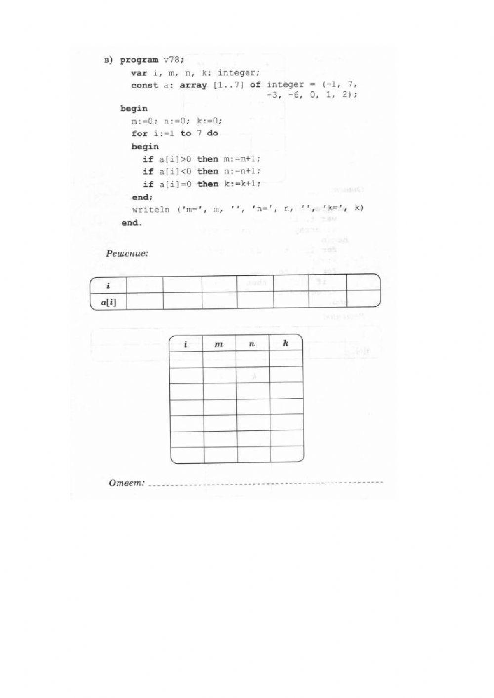 Информатика 9 класс (Босова)