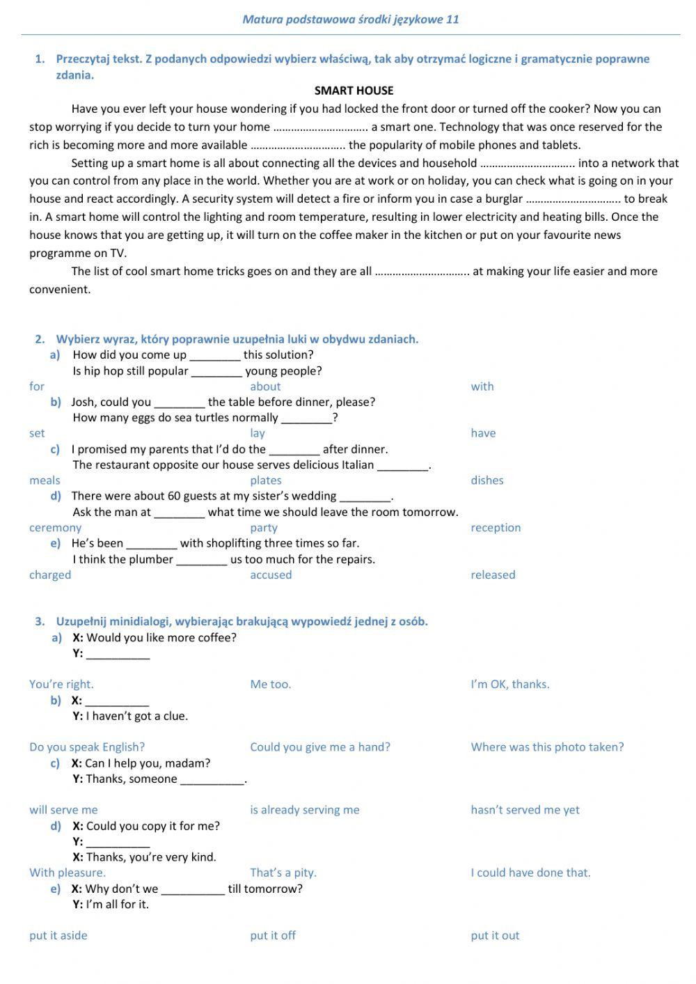 Matura podstawowa środki językowe 11