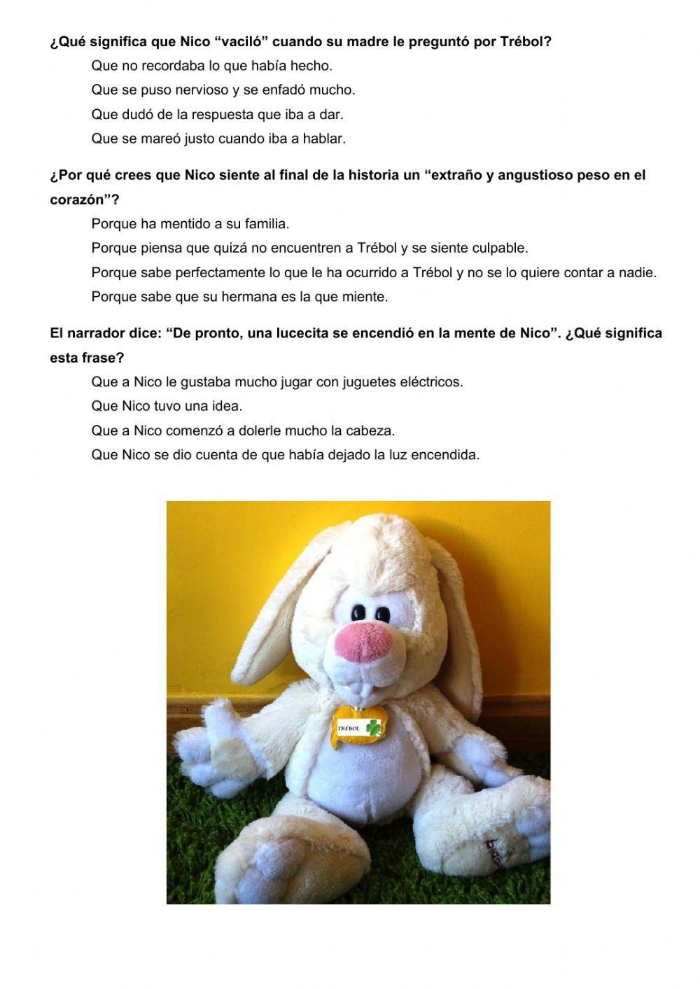 Comprensión oral. Un pequeño montón de muñecos