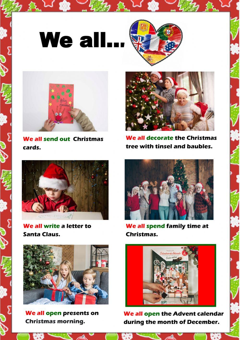 Christmas traditions comparison