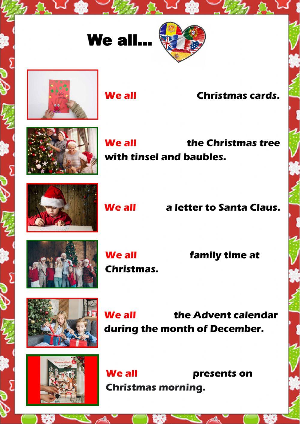 Christmas traditions comparison