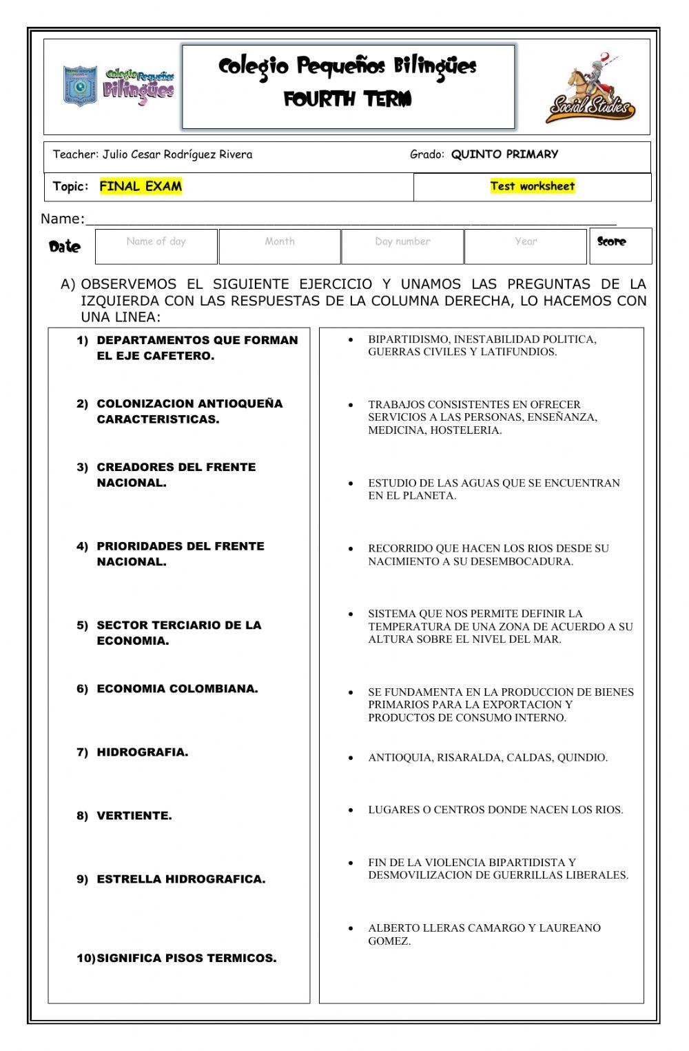 Historia y geografia de colombia