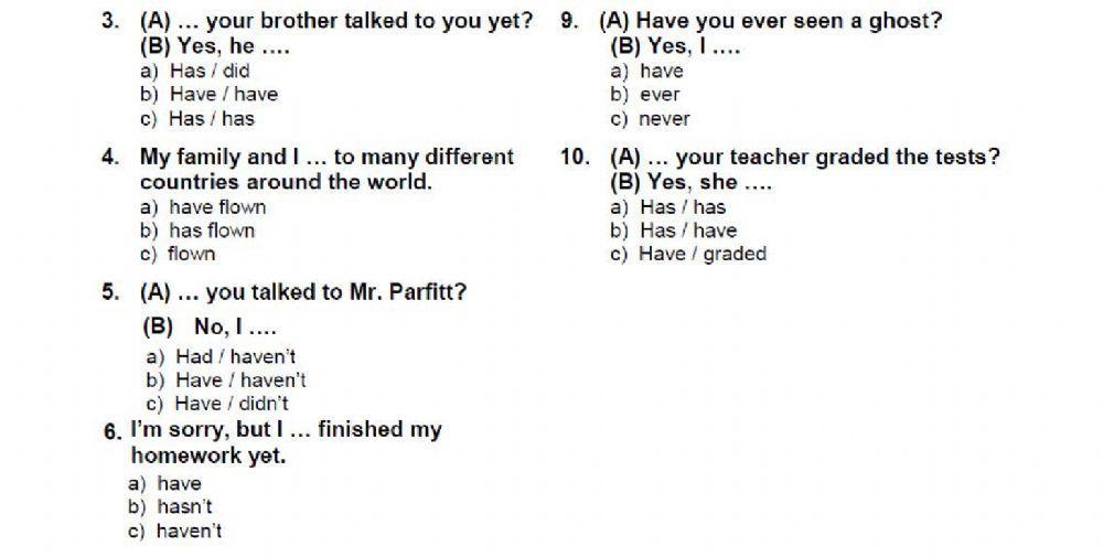 Past Perfect & Passive Voice