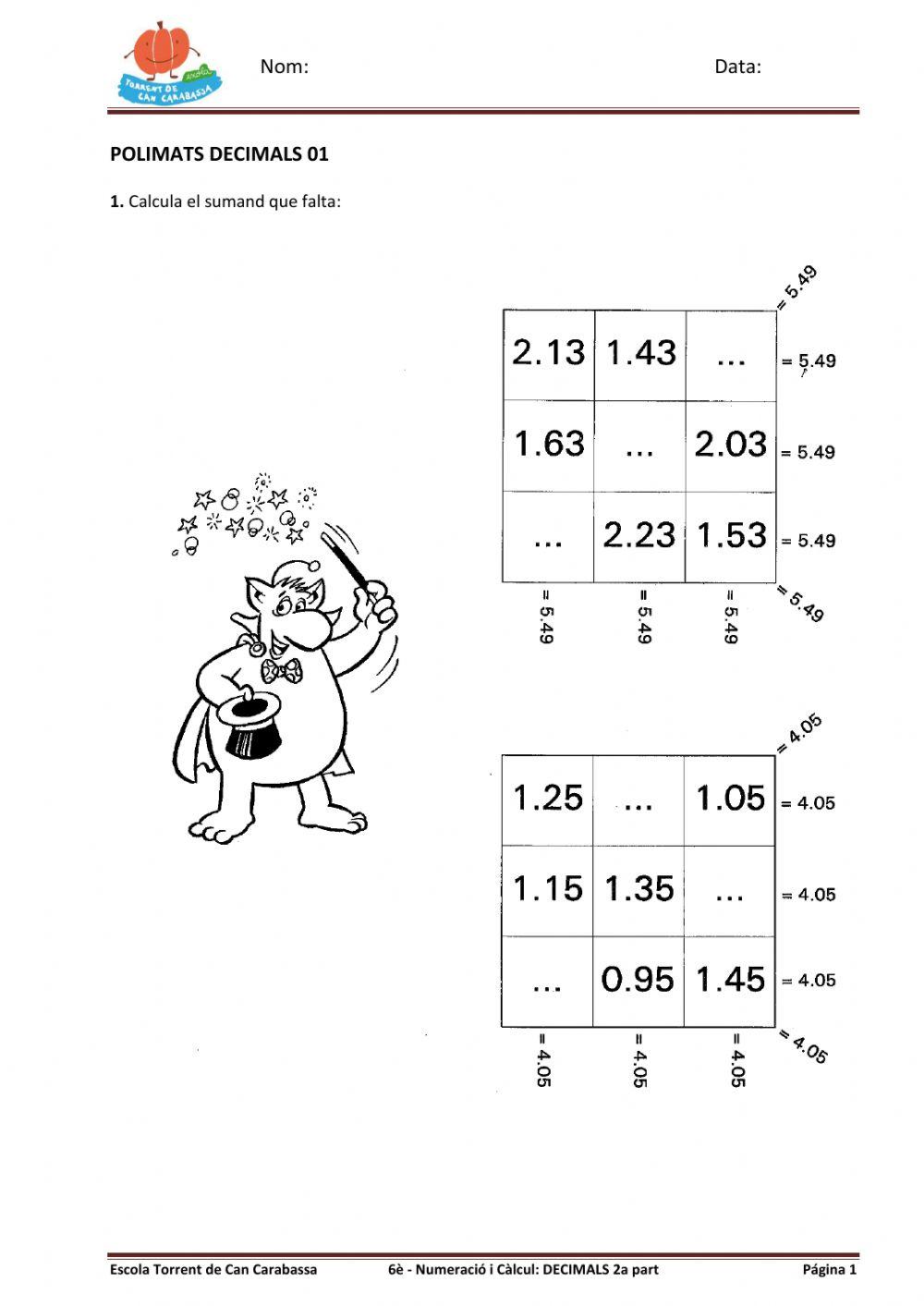 Polimates Decimal - 1