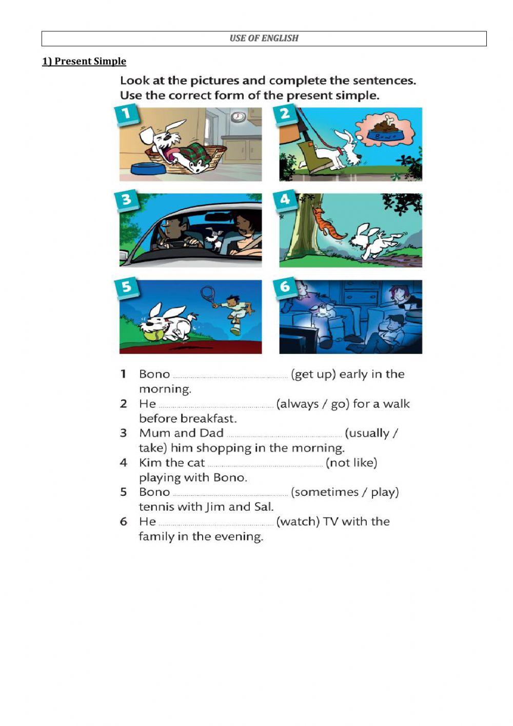 Seniors final exam Use of English