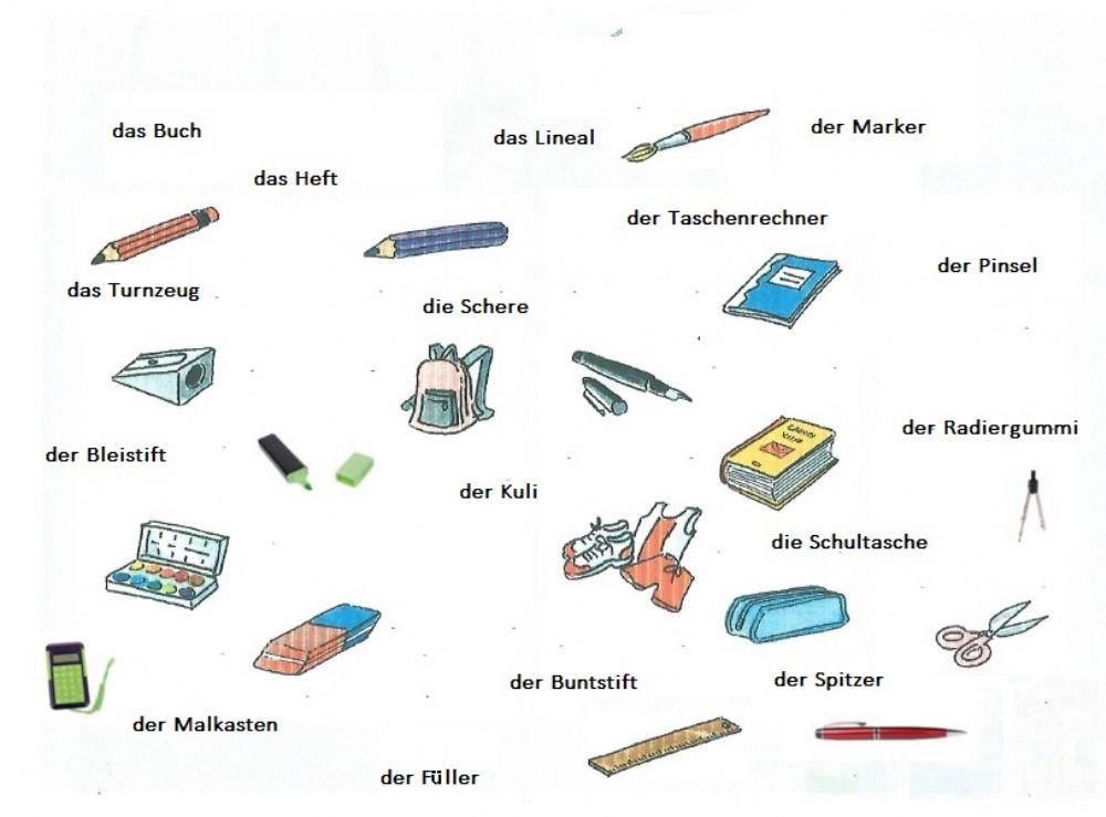 Was ist das? - Schulsachen