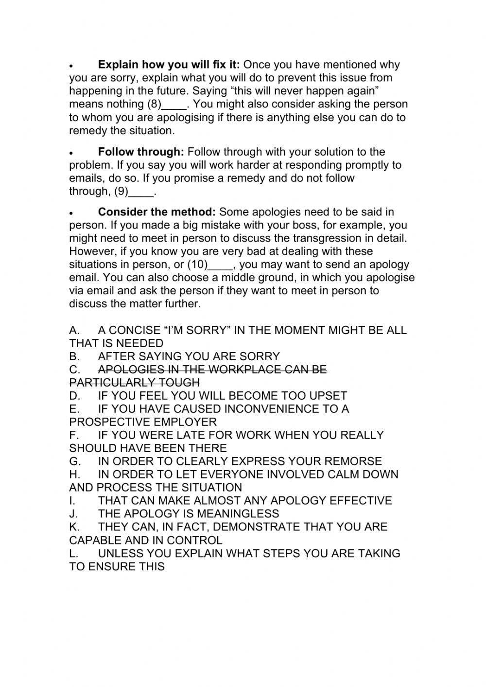 Reading C1 Practice