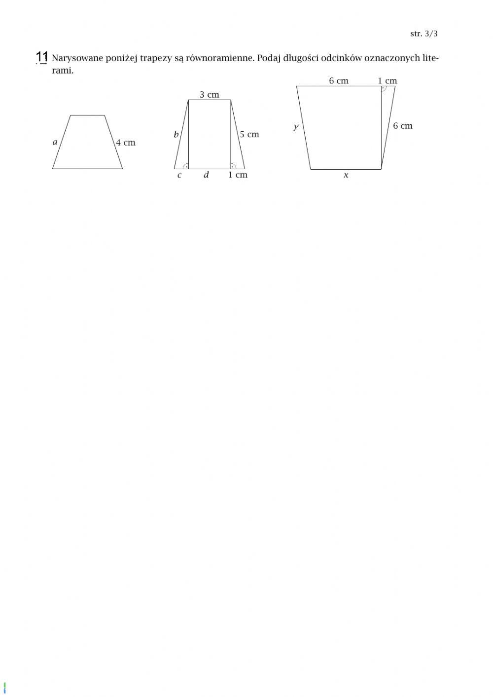 Test figury geometryczne kl 5