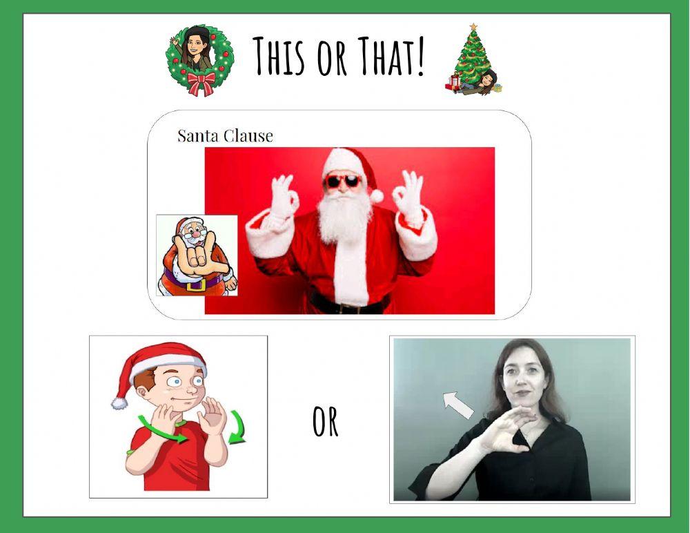 Christmas in ASL