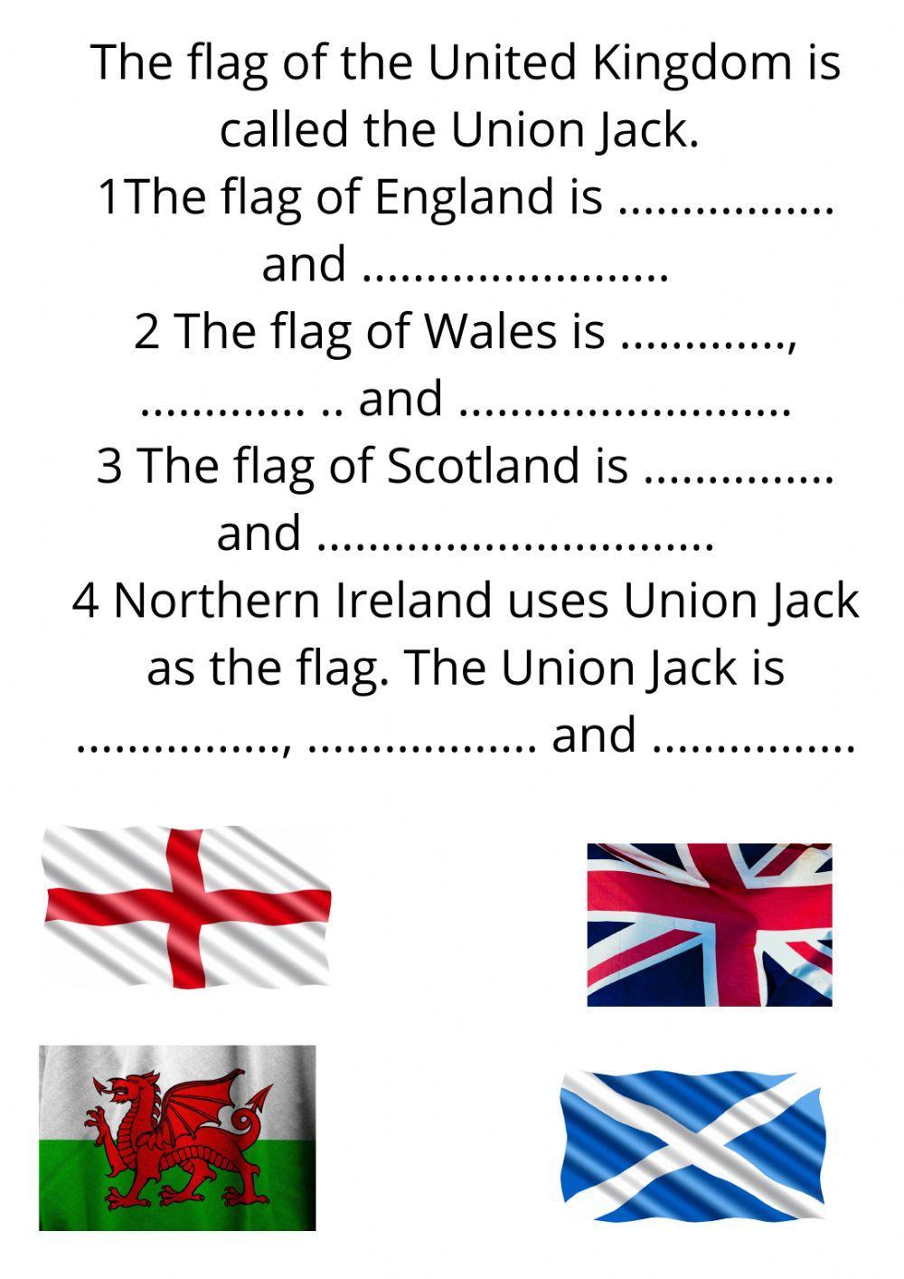 The flag of the UK