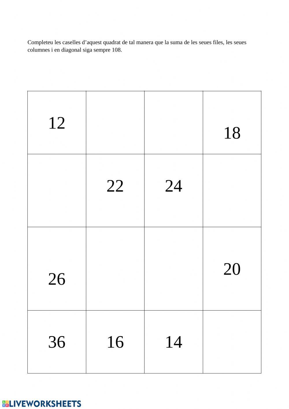 Sudoku sumas