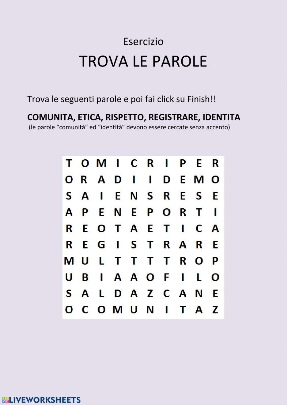 Scheda conclusiva del 3° incontro Webinar - 14 febbraio 2020