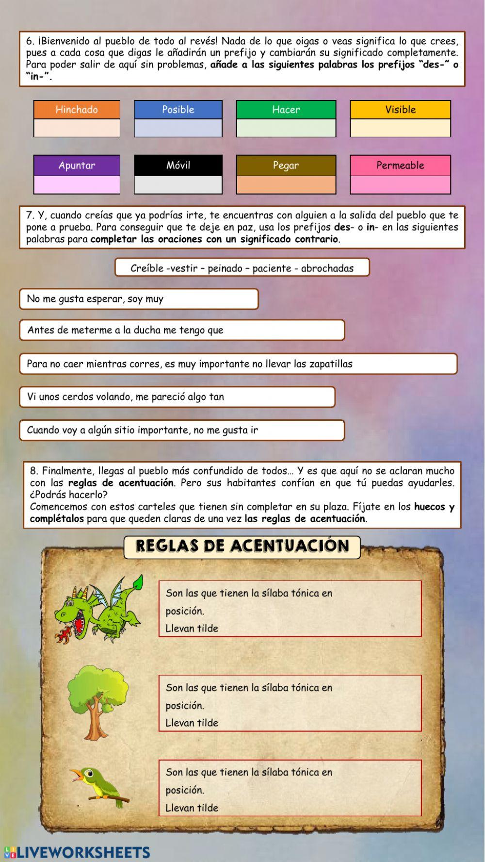 Tierra de locos (prueba de lengua)