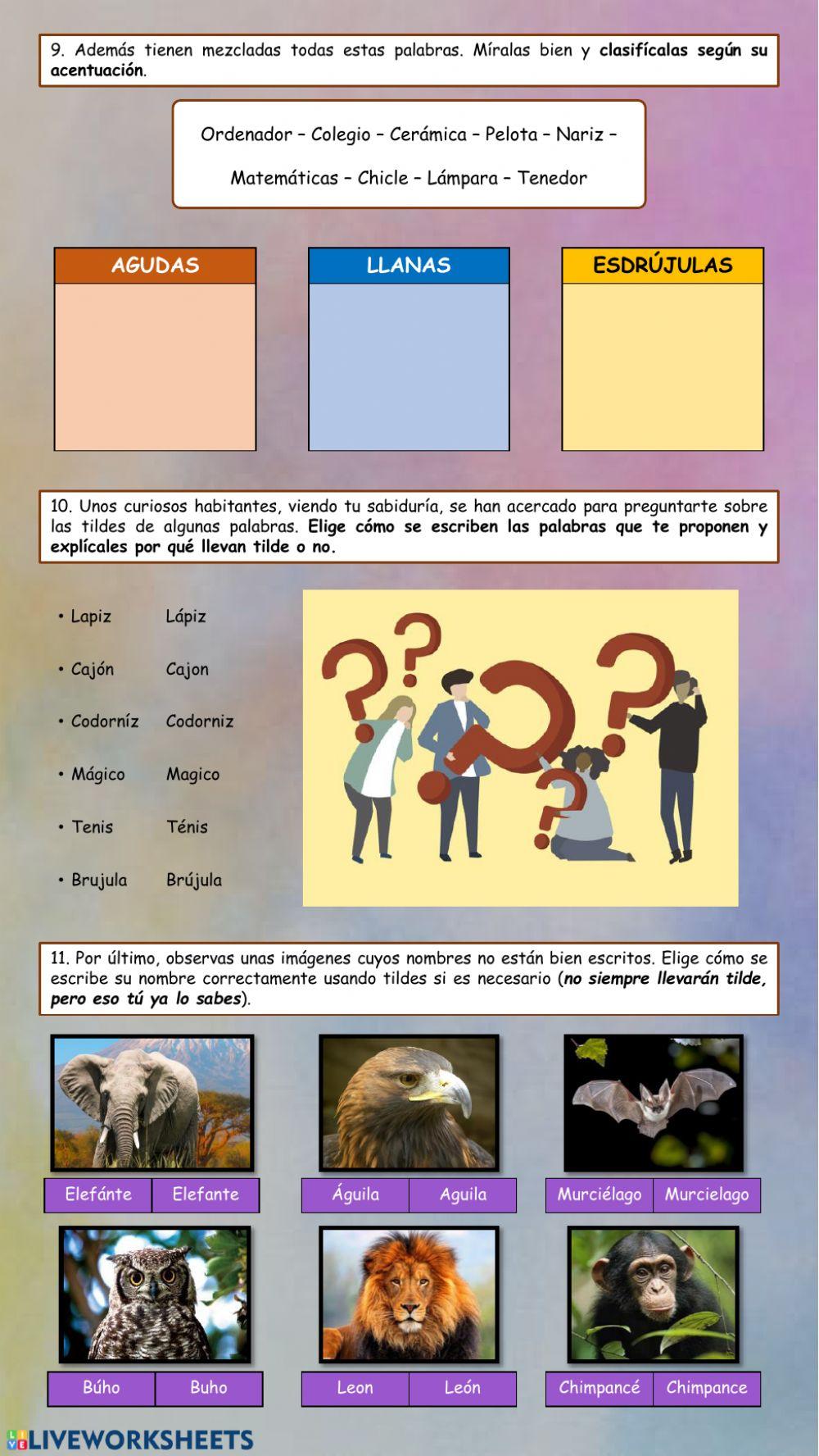 Tierra de locos (prueba de lengua)