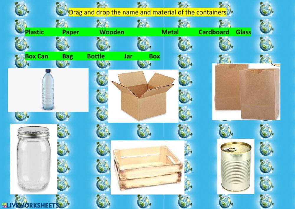 Materials and Containers