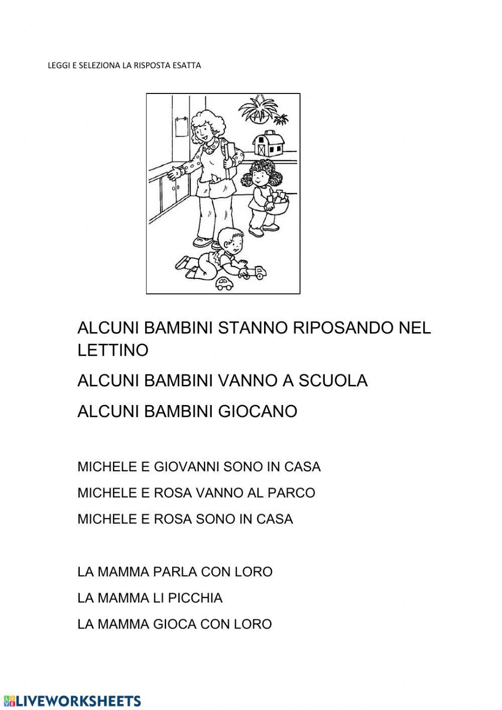 Scegli la frase giusta 2