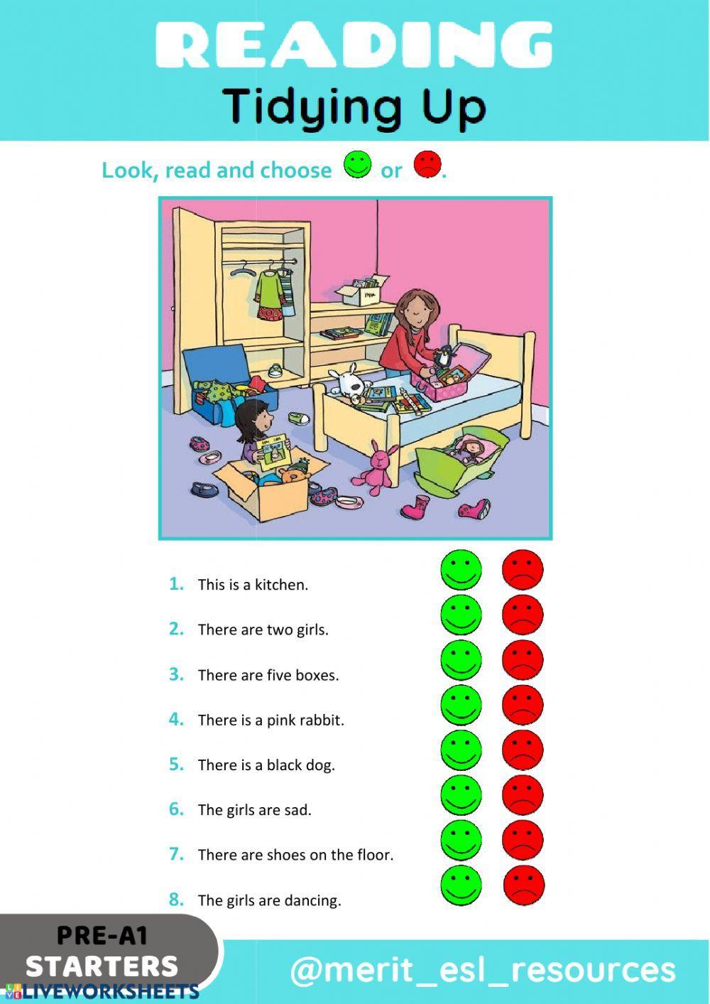 Reading - True or False