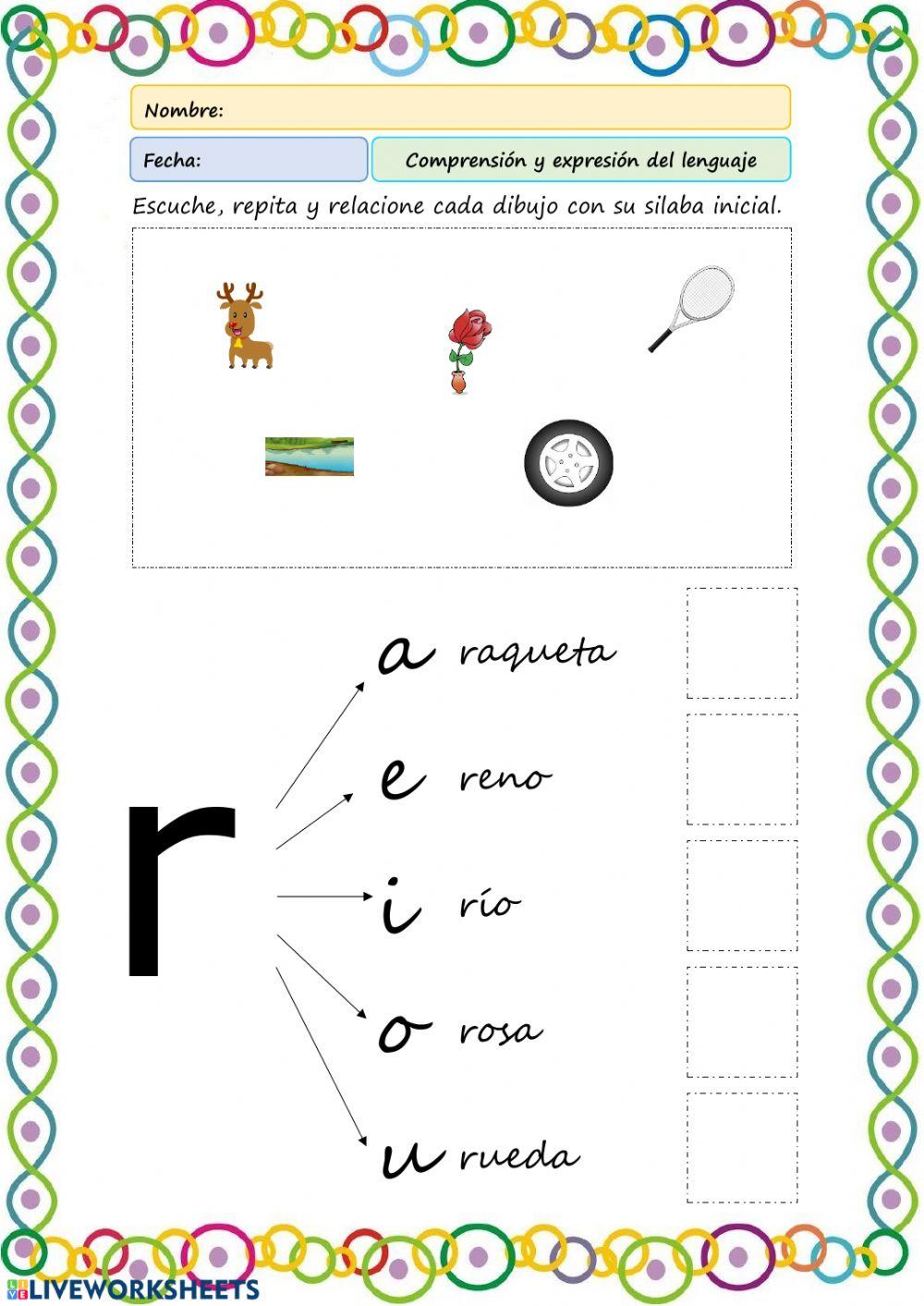 Comprensión y expresión del lenguaje