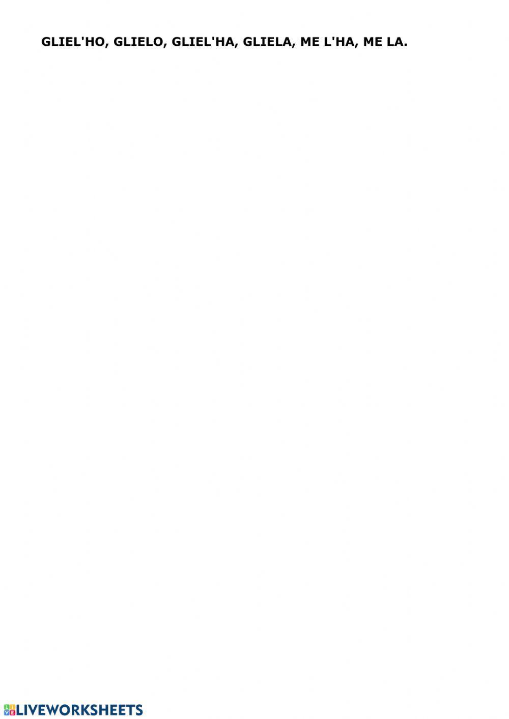 Pronome o pronome e verbo?