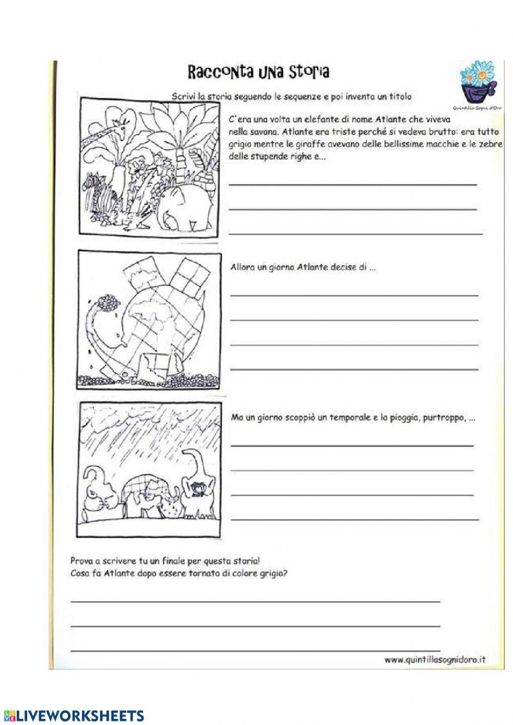 COMPLETA IL RACCONTO