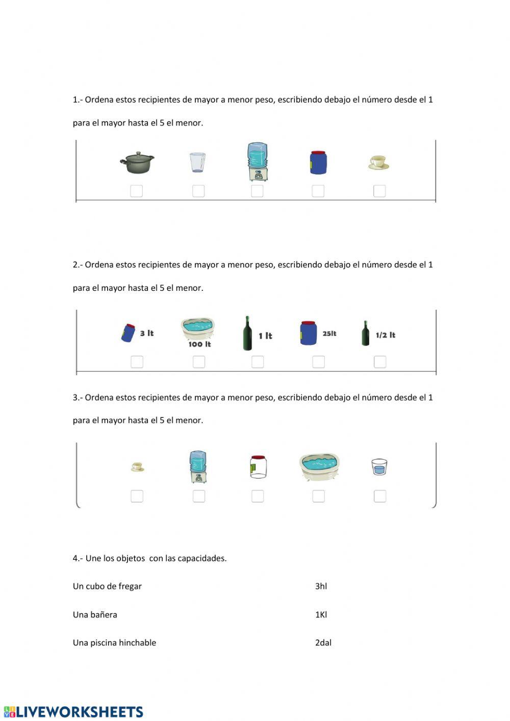 Unidades de capacidad
