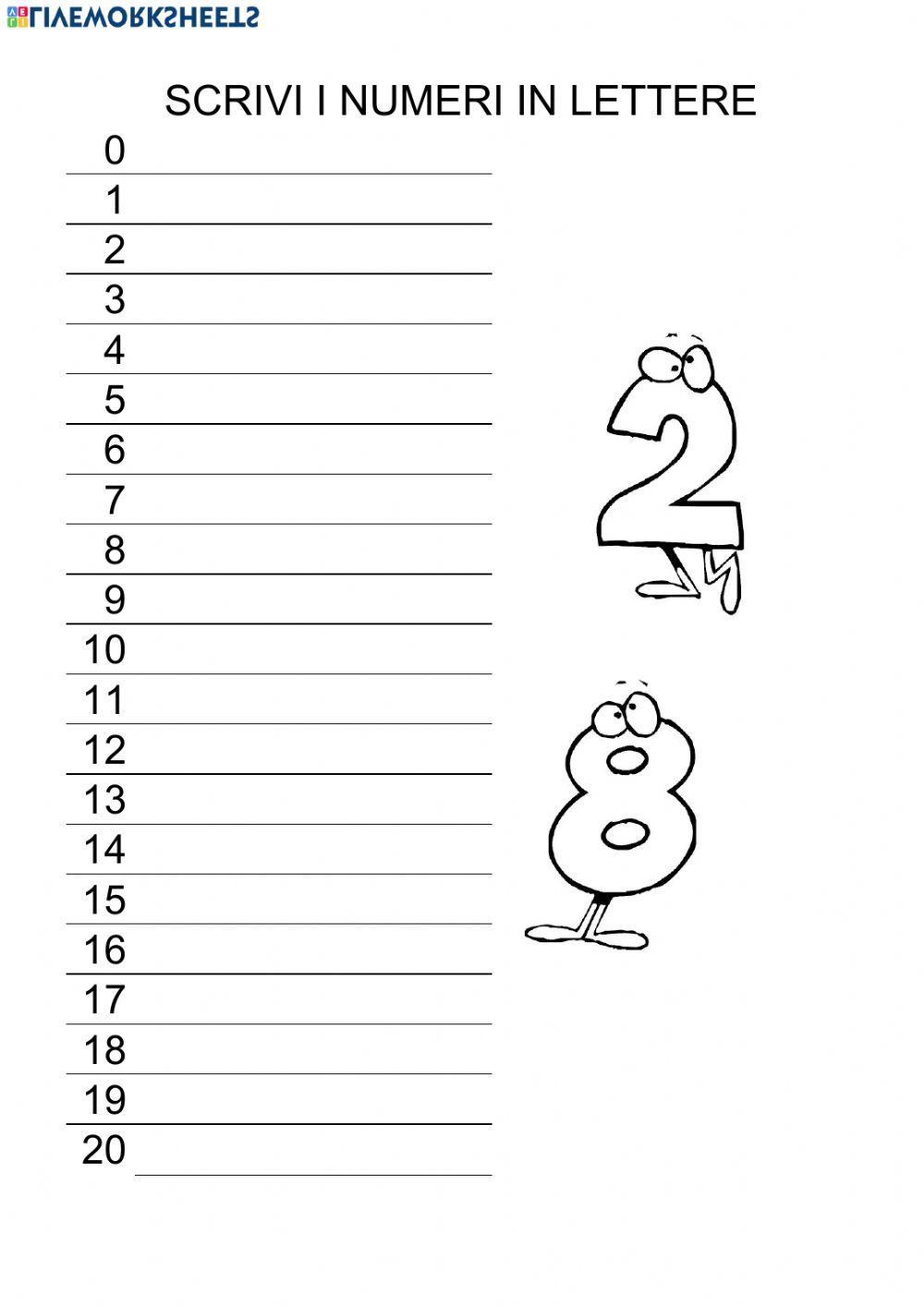 scrivere-numeri-worksheet-live-worksheets