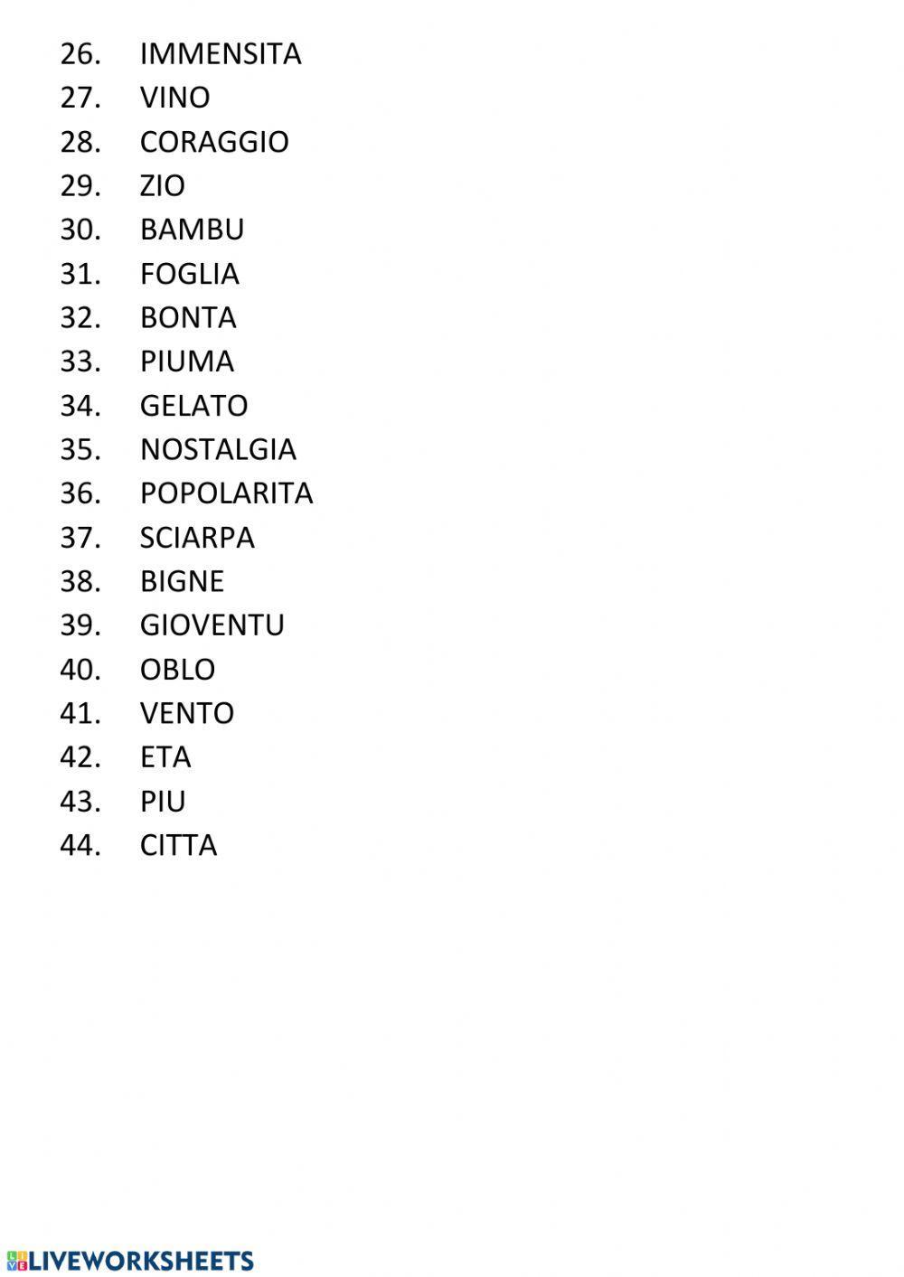 Accento sì oppure no?