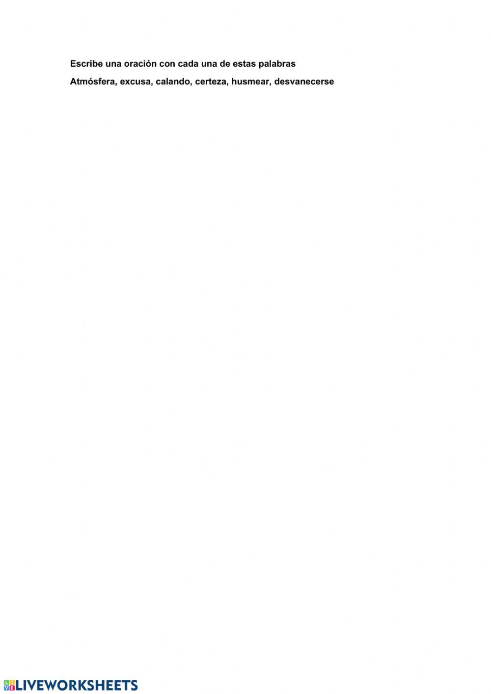 Ortografía y léxico