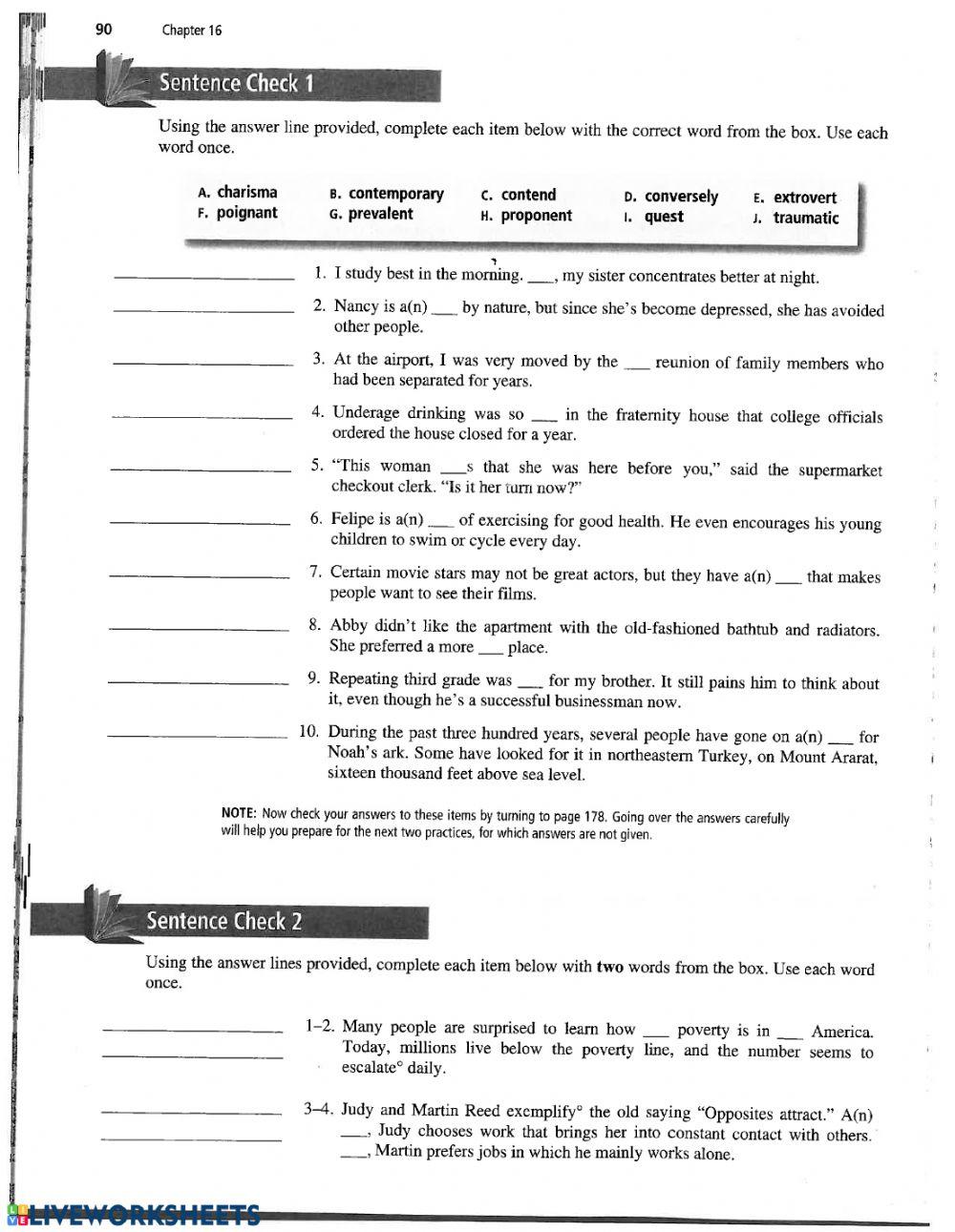 Vocabulary from Context 16