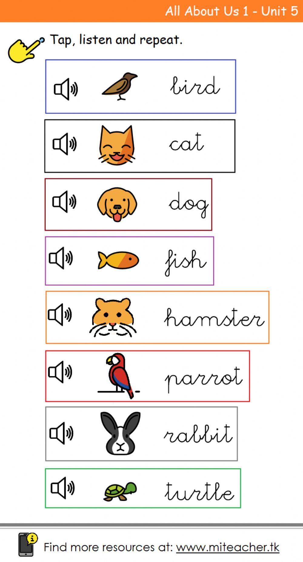 Pets Pronunciation