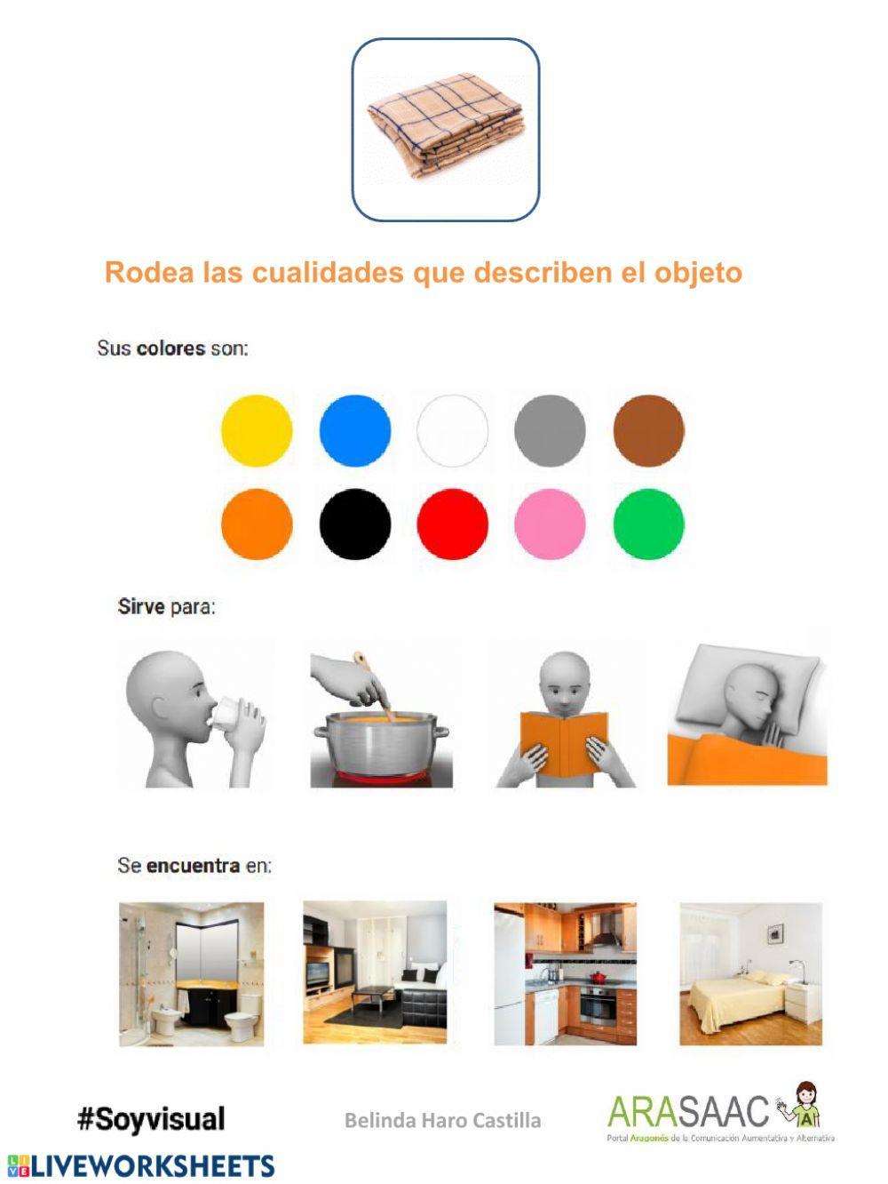 Descripciones de objetos