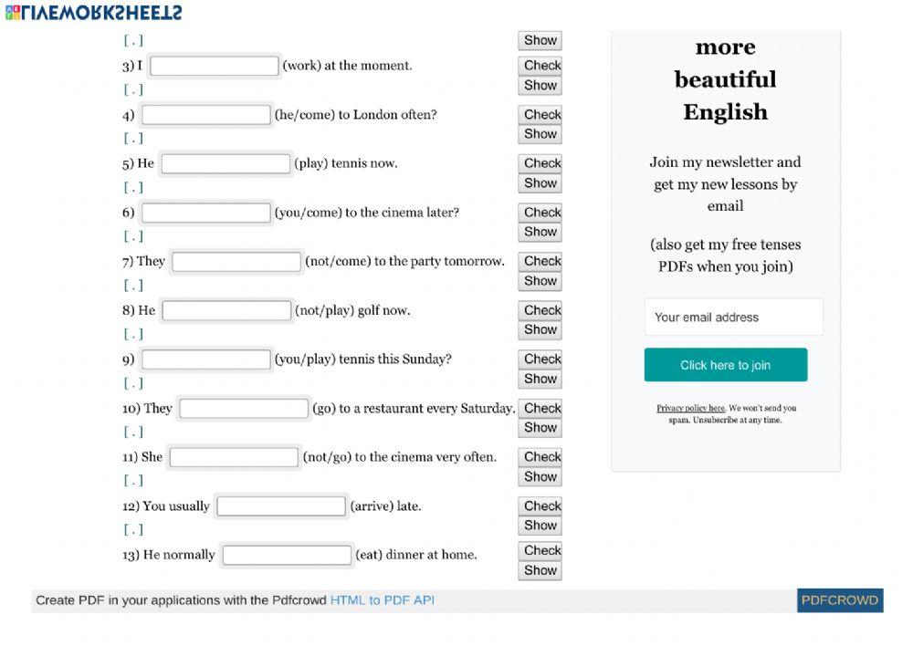 Present Simple or Present Continuous