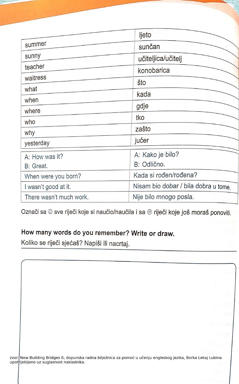 NBB6 dopunska radna bilježnica Unit 5 Lesson 1.7
