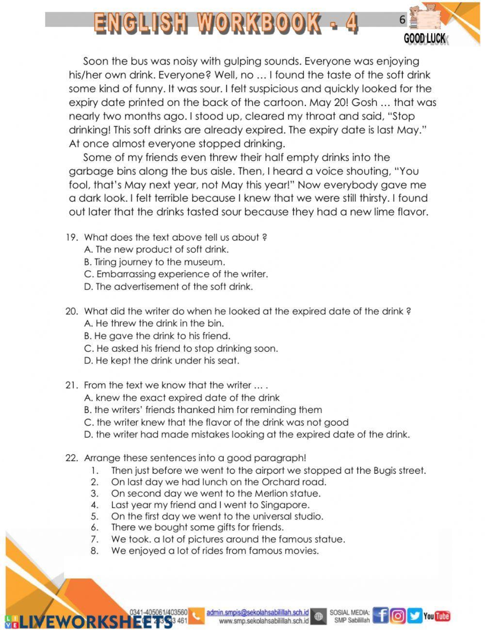 Recount - evaluation