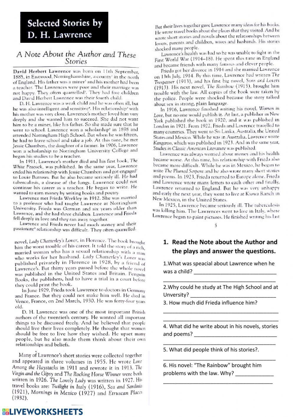 Selected Stories - 1