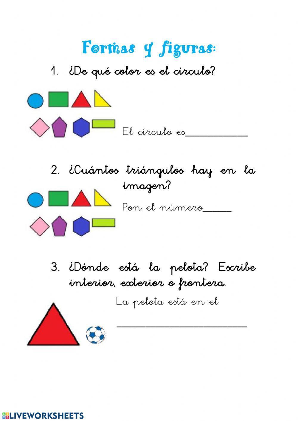 Figuras, líneas y posiciones