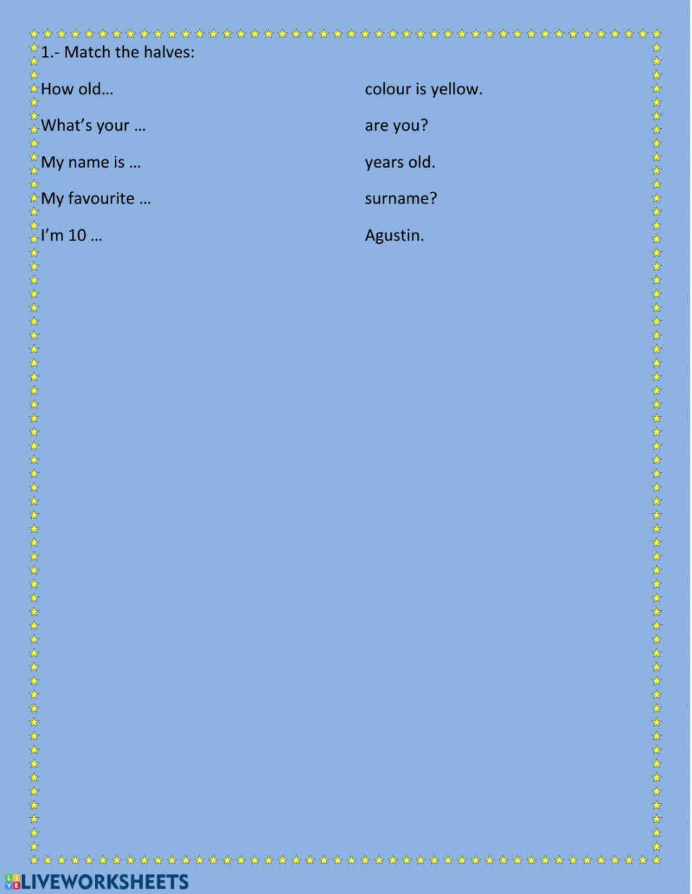 Personal information