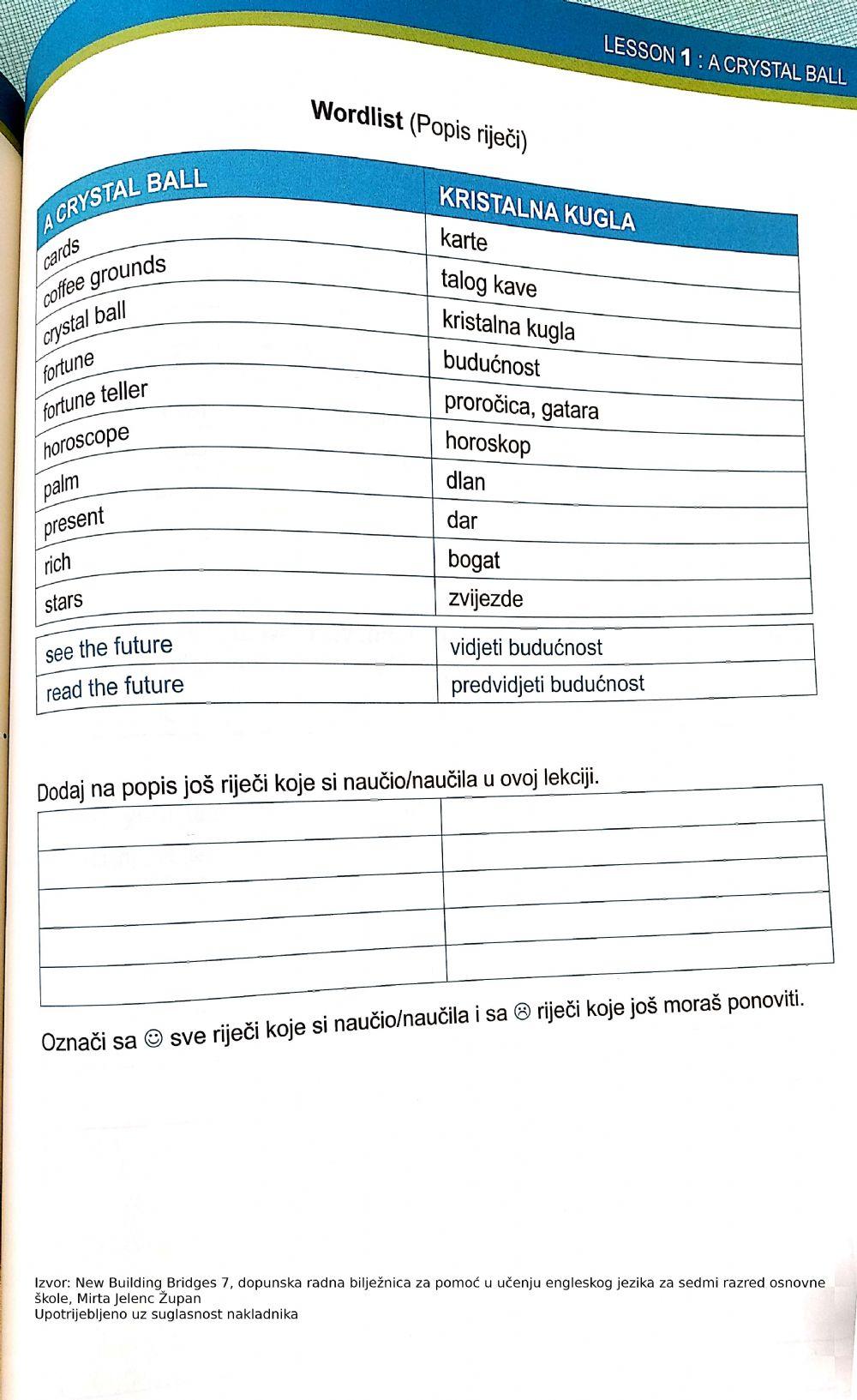 NBB7 dopunska radna bilježnica Unit 6 Lesson 1.9