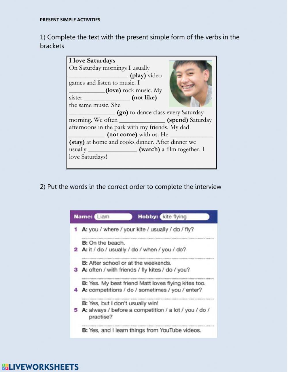 Present Simple Practice