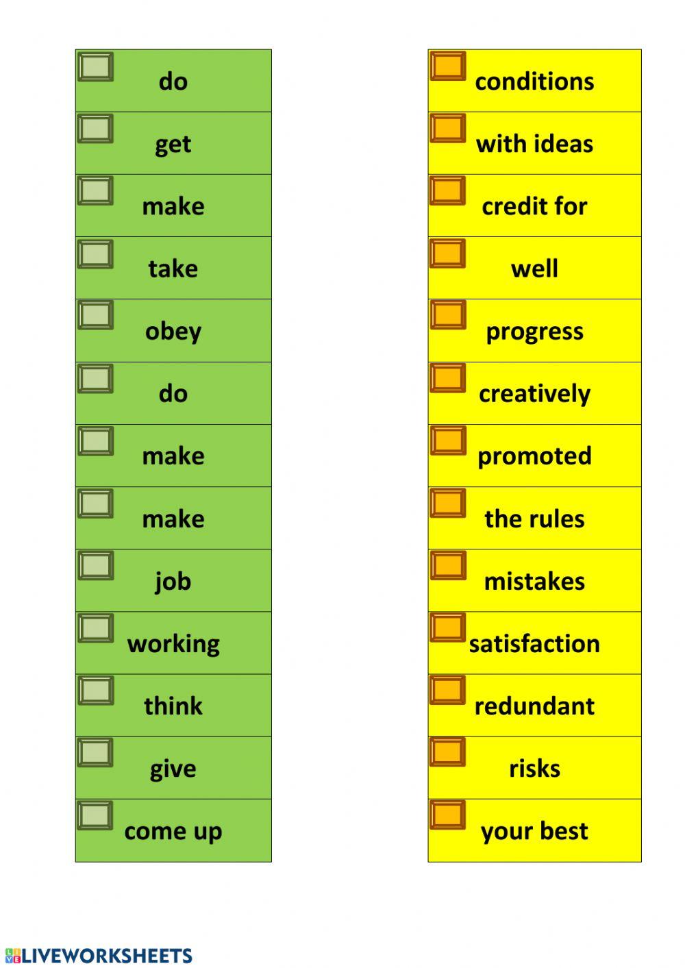 Collocations