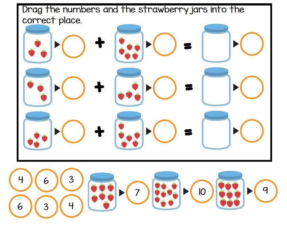 Strawberry addition jars