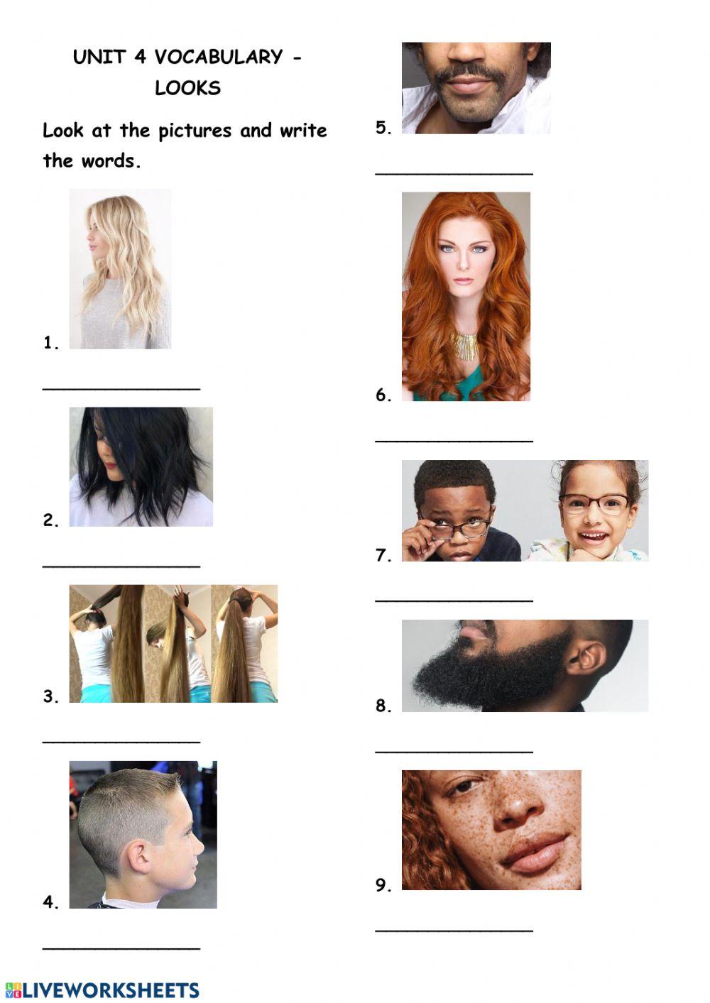Looks - physical appearance Looks - physical appearance