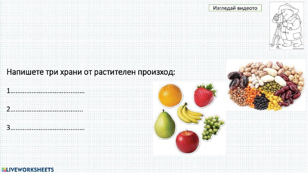 Произход на храната