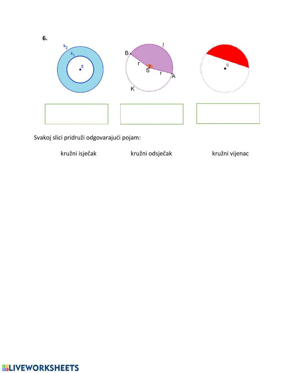 Osnovno o kružnici i krugu