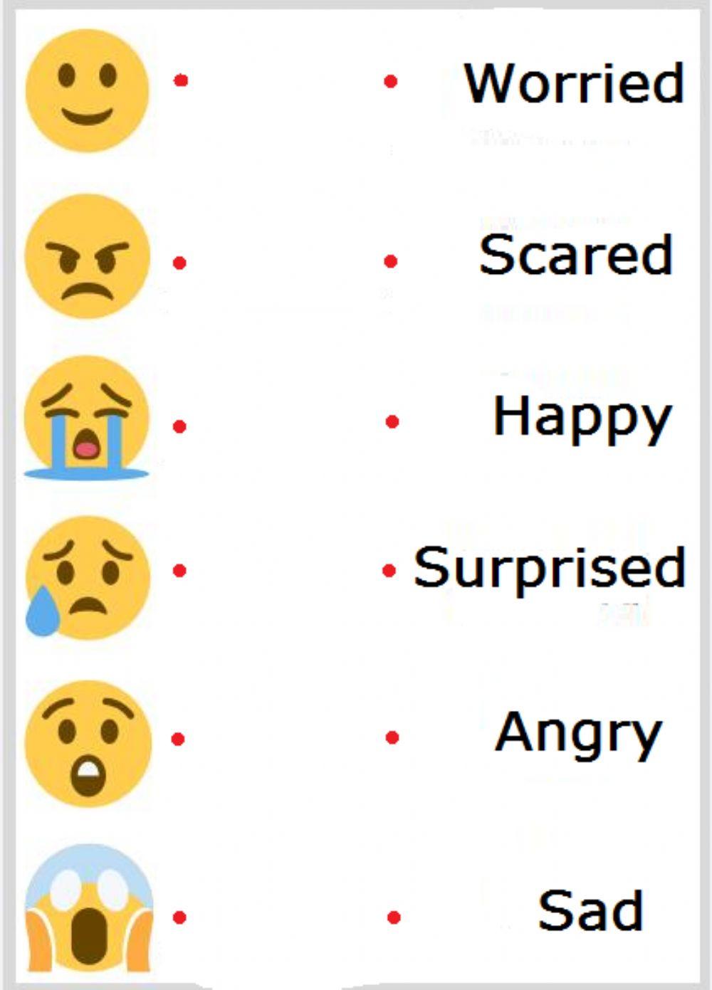 Emojis Feelings | PrimaryB | Live Worksheets