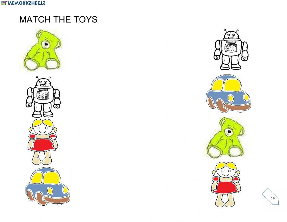 Toys matching