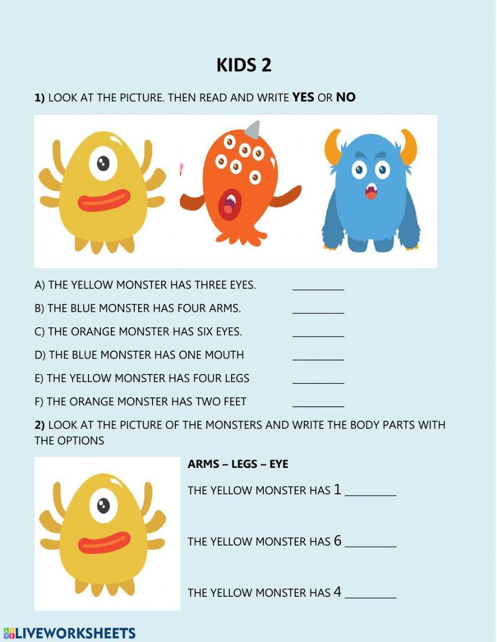 Parts of the body ii