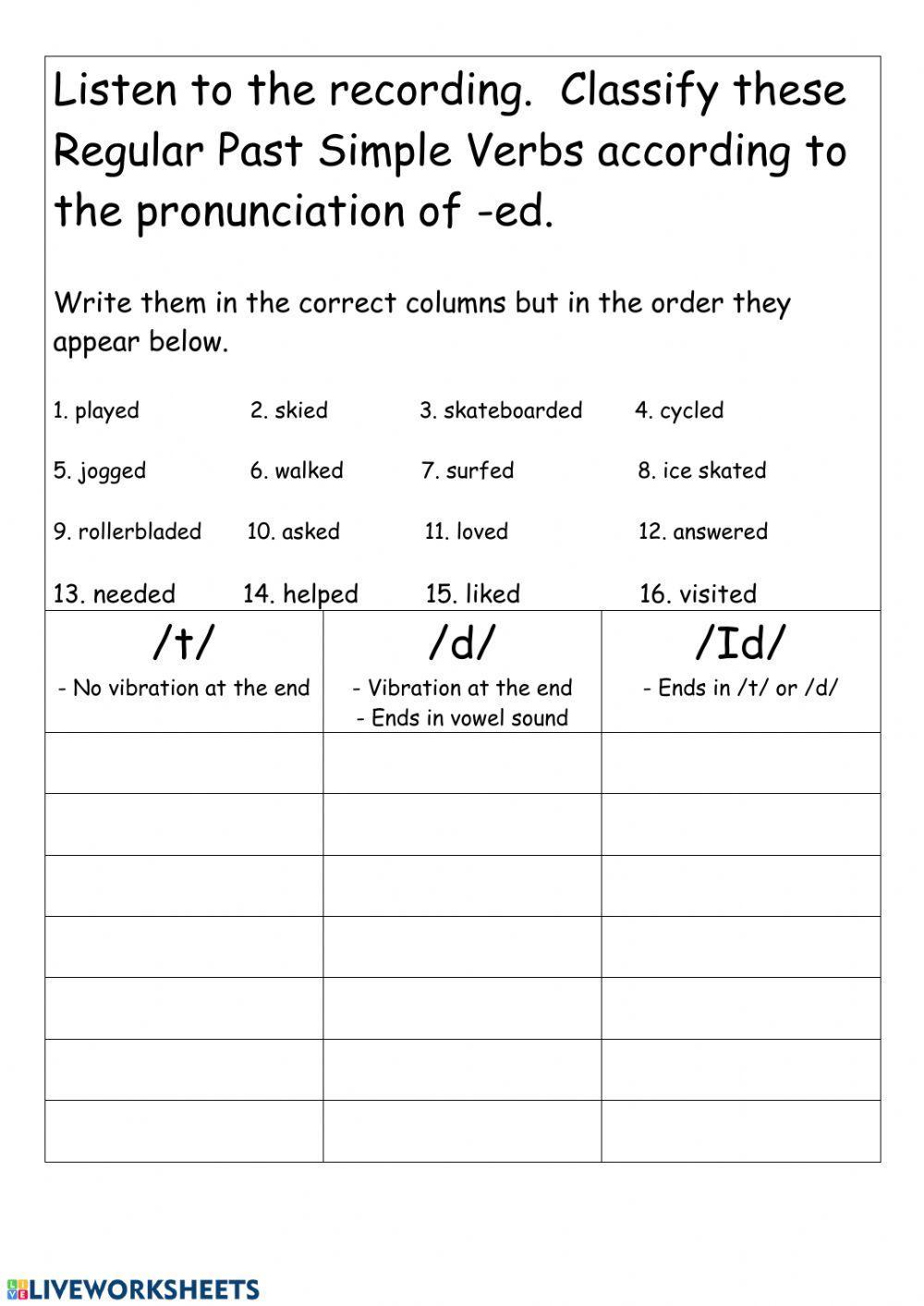 Verbs Verbs