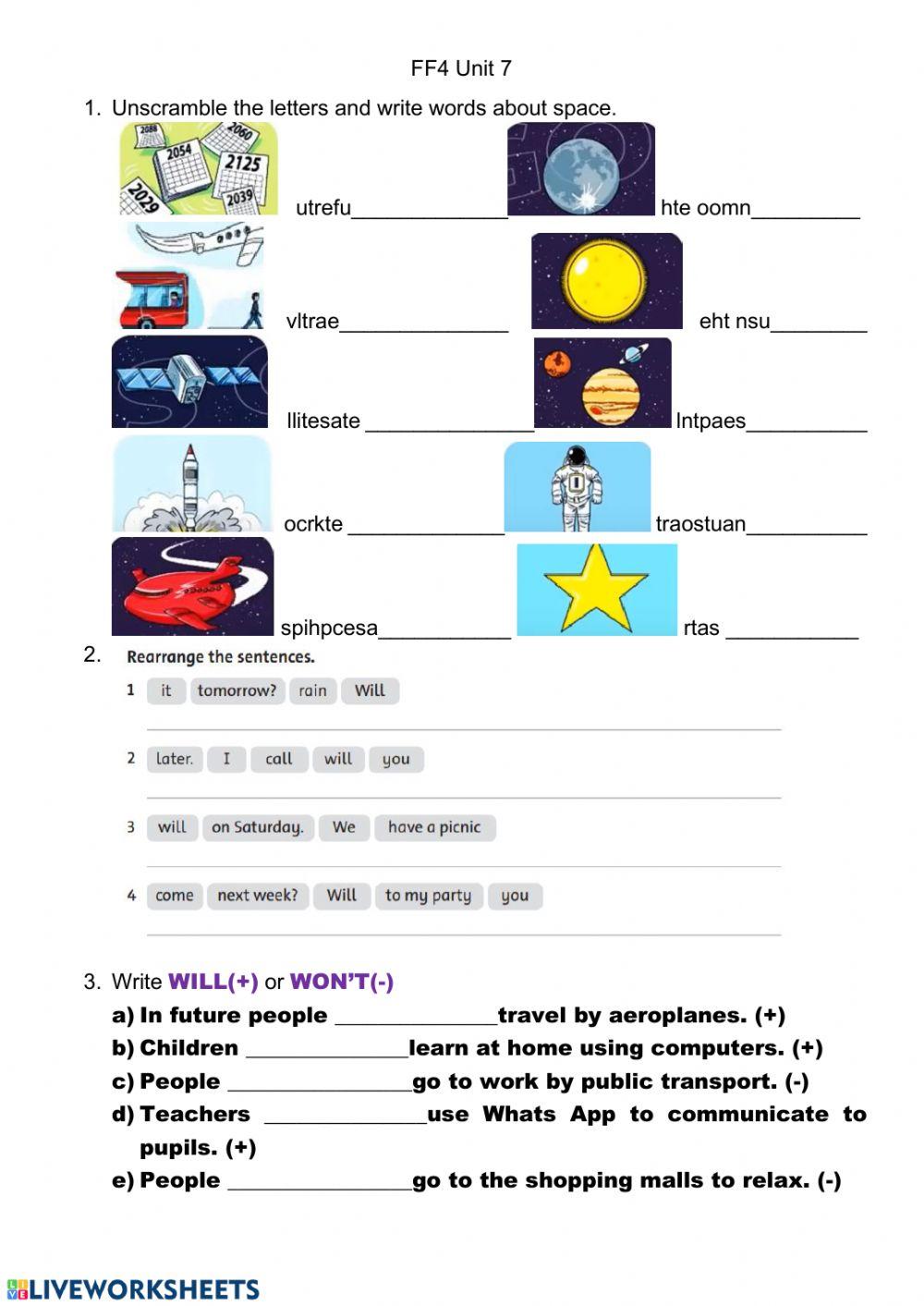 FF4 Unit 7 Space-Will