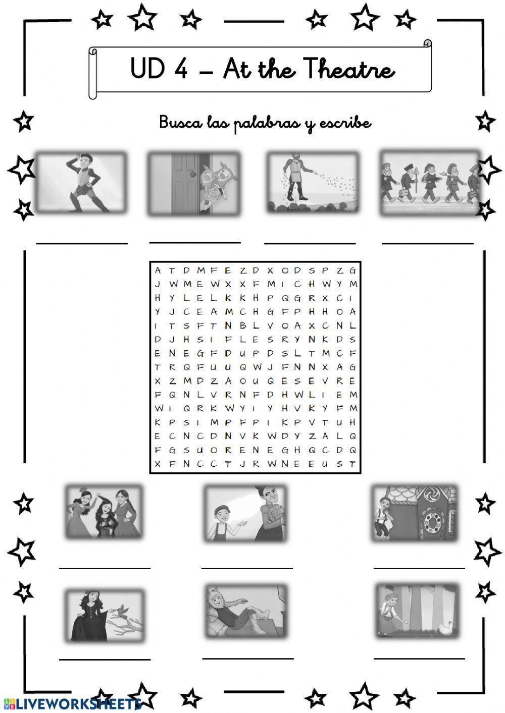 At the Theatre - 6º UD 4 - Ficha 2